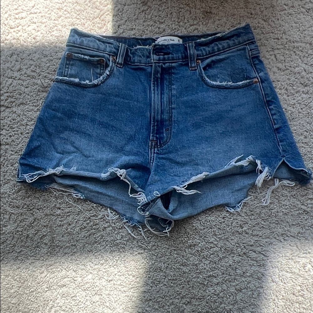 abercrombie and fitch the cutoff short high rise